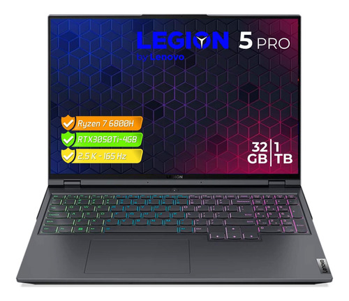  Portatil Gamer Lenovo Legion 5 Ryzen 7 1tb 32gb Rtx3050ti