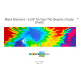 Lija Para Skate Black Diamond Tie Dye Pvc  33x9 Openboxstore