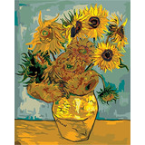 Faraway Girasoles Van Gogh Pintura Al Óleo Por Números Pi.