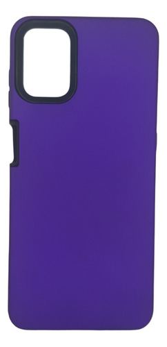 Funda Estuche Rígido Antigolpes Para Motorola G9 Plus Morado