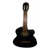 Guitarra Gc-39-bk-q Bamboo Electroacustica Incluye/funda Color Mahogany Material Del Diapasón Nogal Orientación De La Mano Diestro