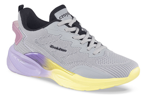 Tenis Gladel Gris Para Mujer Croydon