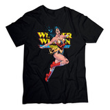Remera Wonder Woman Dc Héroes