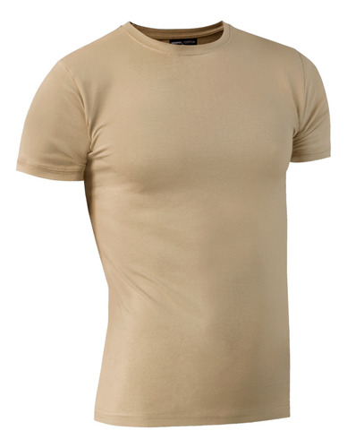 Remera Hombre Entallada /slim Fit Algodon Elastizado Premium