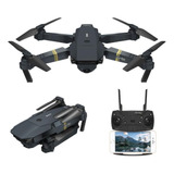 Mini Drone Cámara Hd Wifi 2.4ghz 2 Baterías Recargables Gris