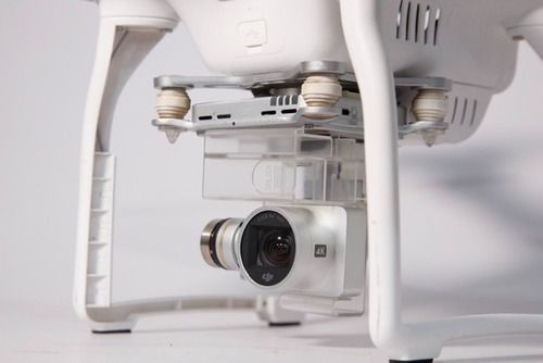 Drone Dji Phantom 3, Cámara 4k White Y Gold 2 Baterías