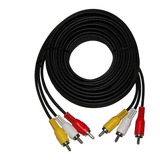 Cable Audio 3x3rca M/m 3 Mt