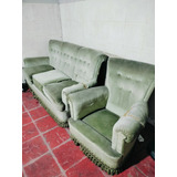 Sillón Tipo Chesterfield Ideal Para Restaurar. 