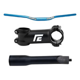 Manubrio Potencia Y Extensión Para Bicicleta Mtb D31.8mm