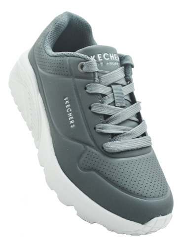 Tenis Skechers Uno Lite Delodox 403694lchar Gris Kid's