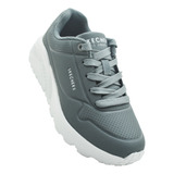 Tenis Skechers Uno Lite Delodox 403694lchar Gris Kid's