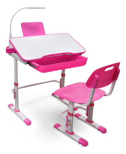 Yinleader Juego De Escritorio Y Silla Para Ninos, Altura Aju