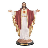 George S. Chen Imports Sagrado Corazón De Jesús Santa Figura