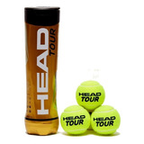 Tubo De Pelotas Head Atp Gold X3 Tenis Padel