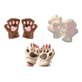 Guantes Garrita Gato Paw Huella Kawaii  Lindos 12 Pz Mayoreo