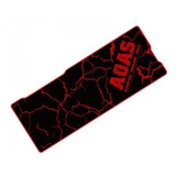 Mouse Pad Xl Negro Con Rojo - Gamer - Pc