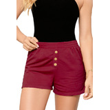 Short Adulto Vinotinto Mp 89589