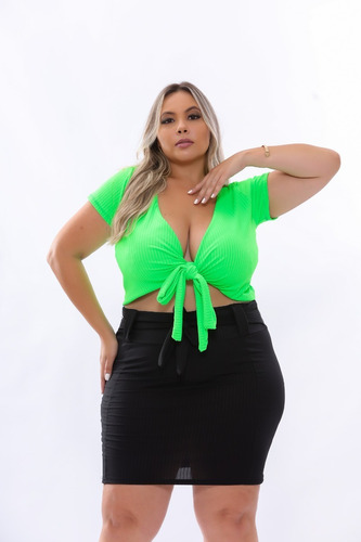 Cropped Multiformas De Usar Plus Size