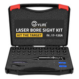 Professional Laser Bore Sight Kit With 32 Adapters Fit 0.17 