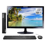 Mini Desktop + Monitor Lenovo M70q I3 10a 1tb Hdd 16gb Ram