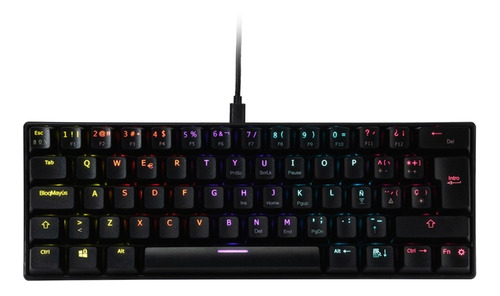 Ocelot Ogmk03 - Teclado Gamer Mecánico Rgb Antighosting 60%