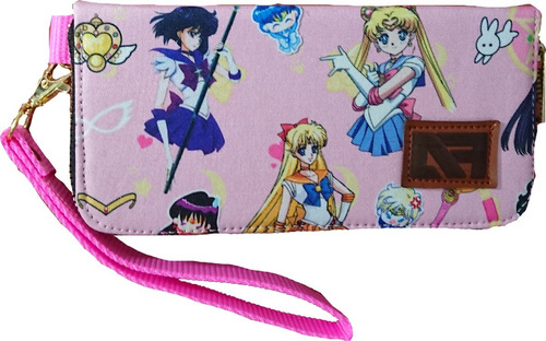 Cartera Con  Monedero Anime