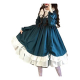 Vestido Lolita Japonés Para Mujer