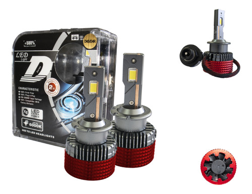 Kit 2 Foco Led D4s D4r Hid Led Csp Nitrogeno Cambus Luz Fija