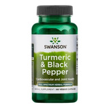 Turmeric Black Pepper Cúrcuma Y Pimienta Negra 60cap Swanson