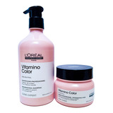 Vitamino Color A-ox Loreal Shampoo 500ml + Mascarilla 250ml 