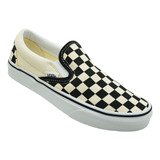 Tenis Vans Classic Slip On Vn-0eyebww Unisex Checkerboard