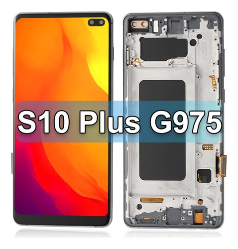 Pantalla Lcd Táctil Para Samsung Galaxy S10 Plus G975f/ds