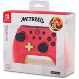 Control Nintendo Switch Alambrico Metroid Original Nuevo Msi