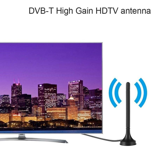 Tv Aerial, Digital Dvb T Indoor Hdtv Tv Antenna Car Antenna