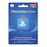 Tarjeta Psn Card 75 Usd Arg Playstation Network Digital