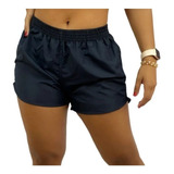 Short Feminino Tactel Caminhada Academia Lazer Casual Fitnes