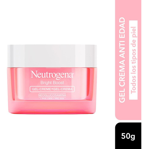 Neutrogena Bright Boost Gel Face Cream Hidrata E Ilumina 50g Momento De Aplicación Noche Tipo De Piel Todo Tipo