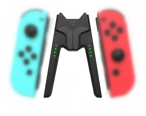 Mando Cargador Joycons Nintendo Switch Color Negro