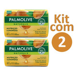 Kit Com 2 Sabonetes Palmolive Naturals Nutrição Luminosa 85g