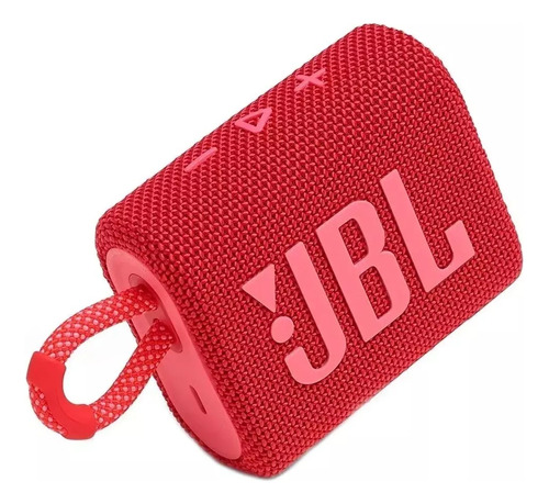 Caixinha De Som Alto-falante Jbl Go 3 Original Vermelho