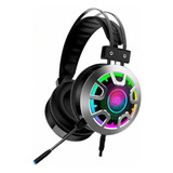 Auriculares Profesional Gamer Usb Rgb Diadema 3.5mm Colores