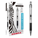 Plumas Zebra F-301 Punto Fino 0.7 Mm | 12 Pack | Color Negro