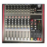 Consola Pro Dj Ps812usb Mezclador Activo 8 In Xlr 280w