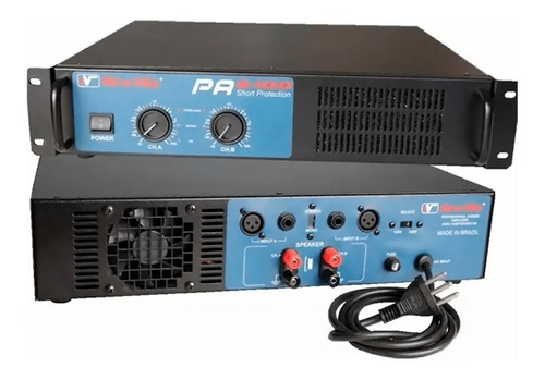 Amplificador Potencia New Vox Pa 2400 1200 Wts