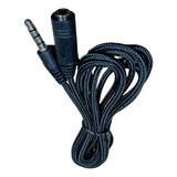 Cable Alargue Auriculares Mallado Con Mic. 4 Polos 3 Líneas