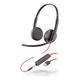 Audífonos Con Cable Plantronics Blackwire C3225 Over-ear