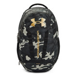 Mochila Impermeable Under Armour Hustle 5.0 Camuflaje/dorado