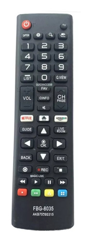 Controle Remoto Para Tv LG Smart 32  43  49  50  55  65  70 