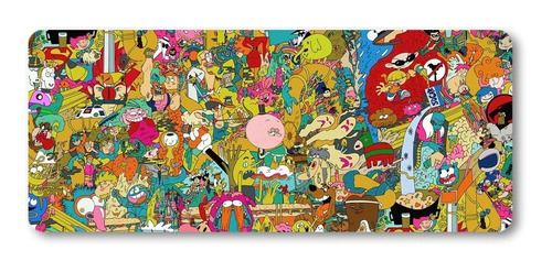 Mousepad Xxl 80x30cm Cod.083 Dibujos Animados