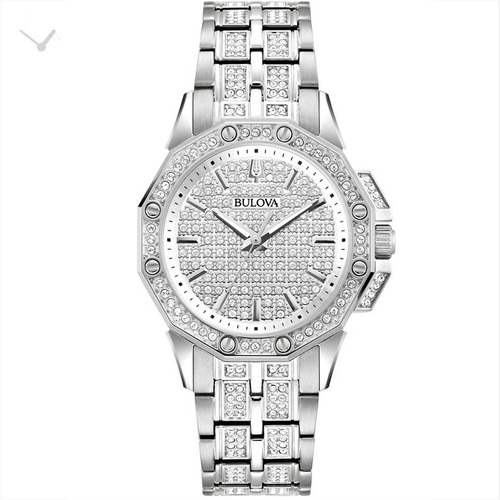 Relógio Bulova Feminino Octava Crystal 96l305